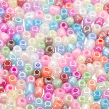 4mm Charm Czech Round Glass Beads Loose Seed Beads For DIY