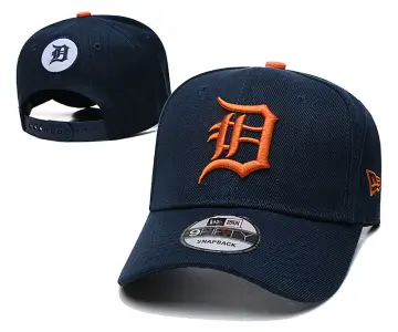 Detroit Tigers Hat Blue White MLB Baseball Mesh Adult Mens Adjustable Cap