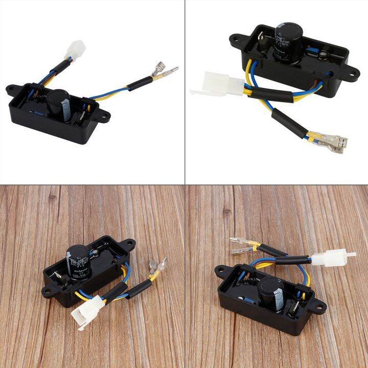 1pcs-เครื่องปรับแรงดันไฟฟ้าวงจรเรียงกระแส-avr-เฟสเดียวสำหรับเครื่องกำเนิดไฟฟ้าเบนซิน-2kw-3kw