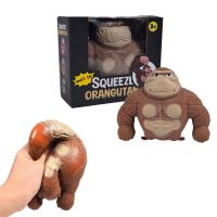 Stress Reliever Toys Fidget Toys Stretch Gorilla Pinch Toy Squishy Toy Autism Toys Decompression Vent Gorilla Decompression Toy