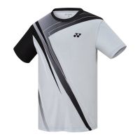 Mens Gray T-shirt Badminton Team Training Badminton Uniforms Table Tennis Clothes Printing T shirt Boys Breathable Sport Wears