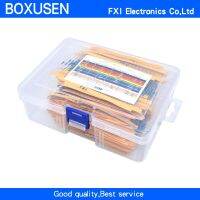 2600pcs 130 Values 1/4W 0.25W 1% Metal Film Resistors Assorted Pack Kit box Set Lot Resistors Assortment Kits resistor WATTY Electronics