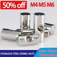 【CC】 M4 M5 Bolts Cylindrical Pin Dowel Hole Embedded for Wood Accessories 304