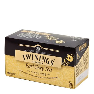 Twinings Earl Grey Tea 2 g x 25 Tea Bags.ทไวนิงส์ ชาเอิร์ลเกรย์ 2 กรัม x 25 ซอง.