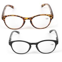 Unisex Spring Hinge Round Reading Glasses Presbyopic Eyeglasses 1.0 -4.0