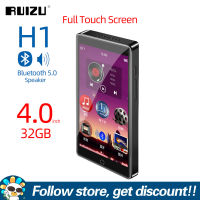 RUIZU เครื่องเล่น MP4ใน MP3บลูทูธ H1พร้อมลำโพงในตัวเครื่องเล่นเพลง HiFi MP3วิดีโอแบบพกพาเครื่องเล่นเสียงวอล์คแมนพร้อมวิทยุ FM บันทึกแบบ HD E-Book นาฬิกาปลุกนาฬิกาจับเวลาปฏิทินรองรับการขยายตัวการ์ด TF SD สูงถึง128GB