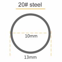 เหล็กคาร์บอนไร้รอยต่อท่อเหล็กความแม่นยำท่อกลมกลวง OD 13Mm ID 7Mm ถึง10Mm ขัดท่อน้ำระเบิด