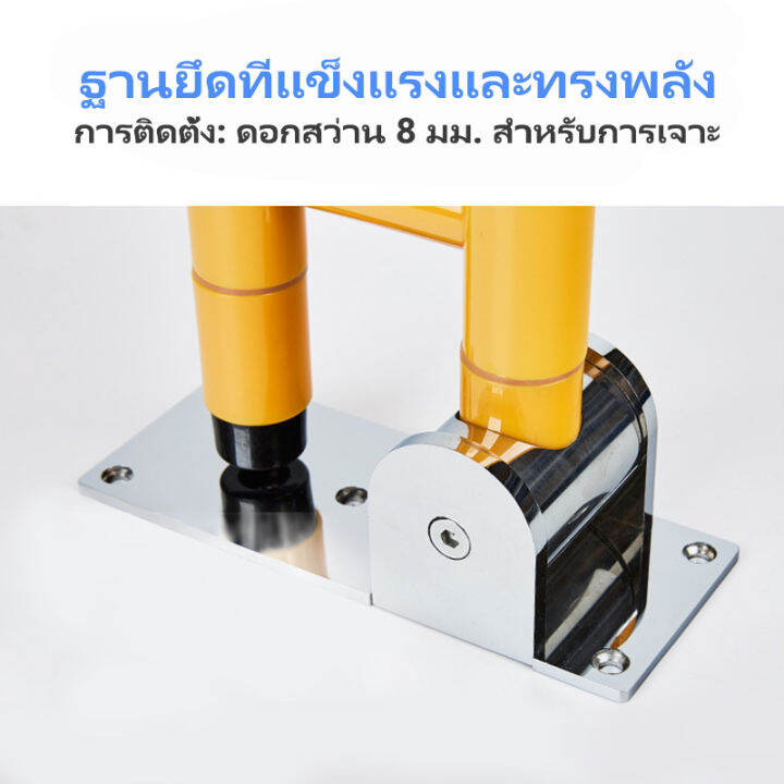 ราวจับกันลื่นในห้องน้ำ-ราวจับในห้องน้ำ-ราวจับกันลื่น-ราวช่วยพยุงตัว-ราวจับผู้ป่วย-ราวจับช่วยพยุง-แบบยึดผนังพับได้-ตัว-u-ราว-สแตนเลส3