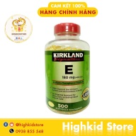 [xách tay Mỹ] Viên uống Vitamin E 400 IU 500 Viên Kirkland chính hãng thumbnail