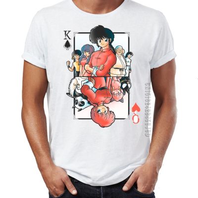 Mens T Shirt Ranma Manga Anime Awesome Artwork Tshirts Homme Graphic Tees Camiseta