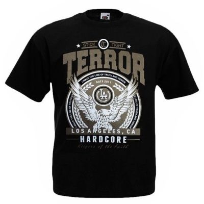 T-shirt Terror Logo Keepers Of The Faith Different Size Metall Band Nation 3 100% cotton T-shirt