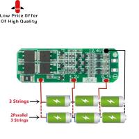 1PCS 3S 20A แบตเตอรี่ลิเธียม Li-ion 18650 เครื่องชาร์จบอร์ดป้องกัน PCB BMS สําหรับเจาะมอเตอร์ 12.6V โมดูลเซลล์ Lipo 64x20x3.4 มม. DIY