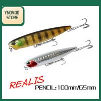 YNDVQO STORE 65 มม./100 มม. 5.5g/14.3g หลากสี Tackle เหยื่อลอยน้ำ เหยื่อปลอม เบ็ดตกปลา Minnow Lures ล่อดินสอ ล่อหล่อยาว