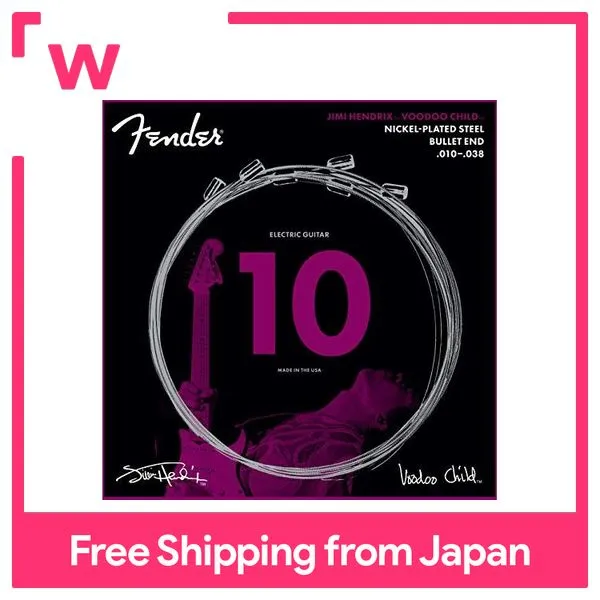 Fender Electric Guitar Strings Hendrix Voodoo Child™ Bullet End NPS 10