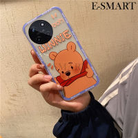 เคสมือถือสำหรับ Realme 11ฝาหลังนิ่มและซิลิโคนใสกันการตกการ์ตูนหมีหมูน่ารักสำหรับ Realme 11 4G เคสใส่โทรศัพท์