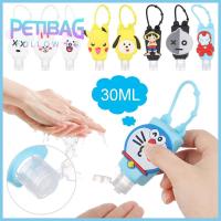 Petilbag 30ML ฝาพับเติมได้อุปกรณ์แต่งหน้าขวดเดินทางขวดเจลทำความสะอาดมือเปล่า