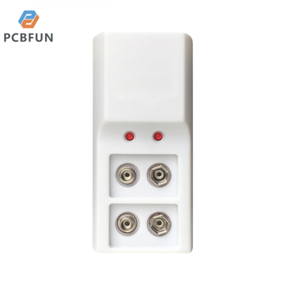 pcbfun เครื่องชาร์จ Ni-MH ชาร์จแบตเตอรี่ B-Attery มัลติฟังก์ชัน9V ของ