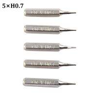 【cw】 5 Pcs Screwdriver Bit H4×28mm Small H0.7 H0.9 H1.5 H2 H4 4mm Shank Hand Repair !