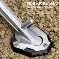 ☾﹊☏ New Motorcycle For Tiger 1200 TIGER 1200 GT PRO 2023 Accessories Aluminum Kickstand Foot Side Stand Extend Pad Anti-skid