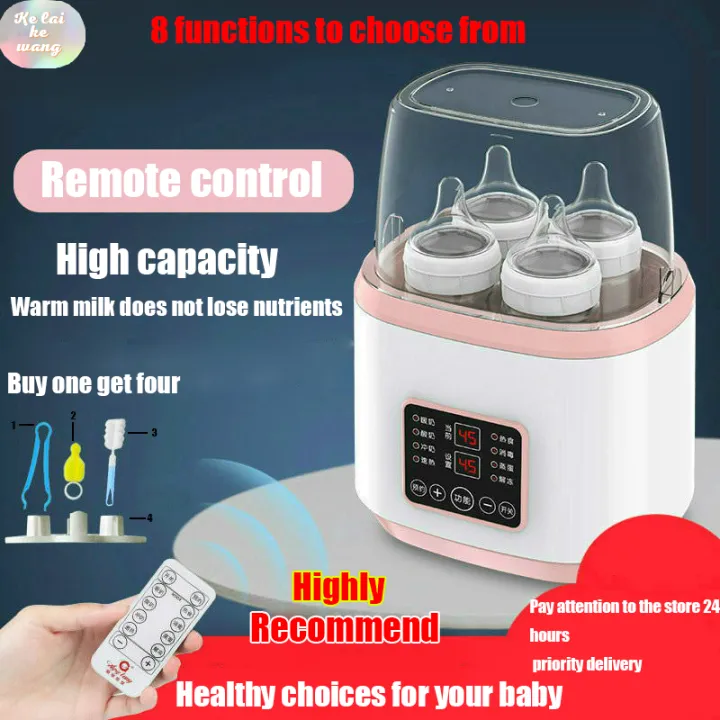 Double Bottle Warmer and Sterilizer Electric Quickly Heat
