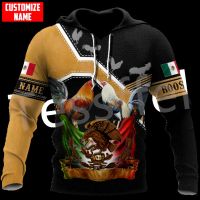 3D HOODIE-  2023 new design- Mexican Rooster Cook Chicken Animal Tattoo Tracksuit Streetwear 3DPrint Men/Women Harajuku Casual Funny Zip Hoodies T17