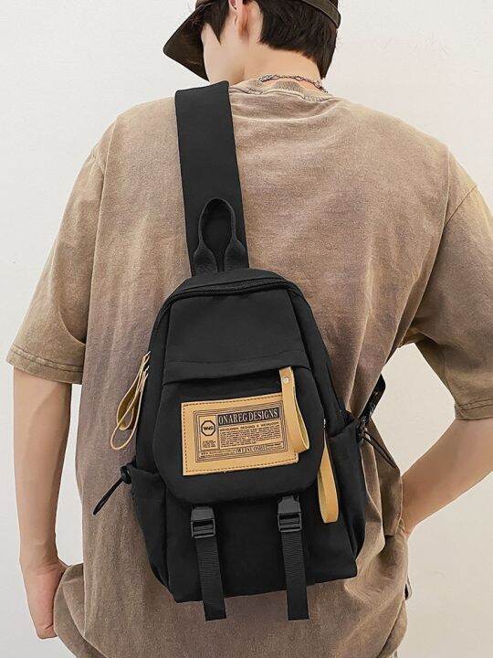 ins trendy crossbody bag for men Japanese casual and versatile summer