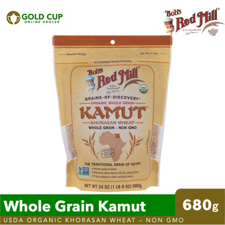 Bob S Red Mill Organic Whole Grain Kamut G Usda Organic Whole Grain Vegan Non Gmo