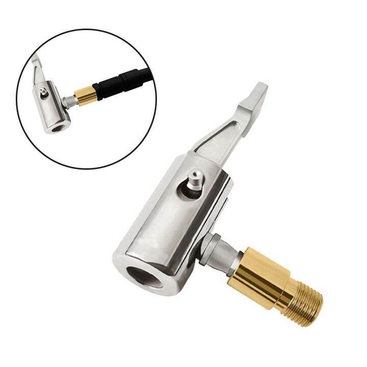 【tehautoshop】 Inflator Pump Locking Air Lock-on Tire Chuck Valve Clip