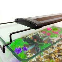 hot【cw】 Aquarium Bracket Lights Timing Dimming Colorful Full-Spectrum Coral Aquatic Adjust Extendable for