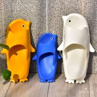 Childrens Sandals and Slippers Parent-Child Boy Slippers Summer Room Girls Non-Slip Bath Bathroom Boys Little Penguin Slippers Female