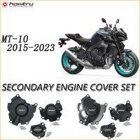 Black Carbon Texture Motorcycle Engine Protection Cover Set For YAMAHA MT10 MT-10 2015-2023