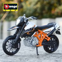 Urago 1:18 KTM 990 Supermoto R ของเล่นโลหะหล่อจากโมเดลมอเตอร์ไซค์อัลลอยสำหรับของขวัญวันเกิดสำหรับเด็ก