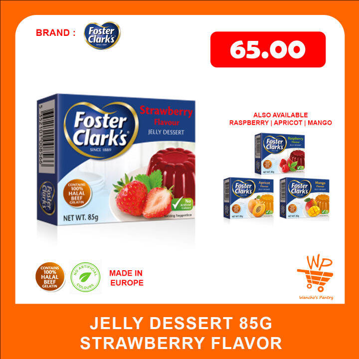 JELLY GELATIN DESSERT LIKE JELLO 85G FRUIT FLAVORED GELATIN FOSTER