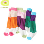 Leaincent Giao hàng nhanh 1 đôi vớ cotton vớ trẻ em màu cầu vồng phù hợp