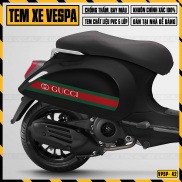 Tem Xe Vespa Sprint Primavera Mẫu Guccii VPSP42 Decal Rời Dễ Dán