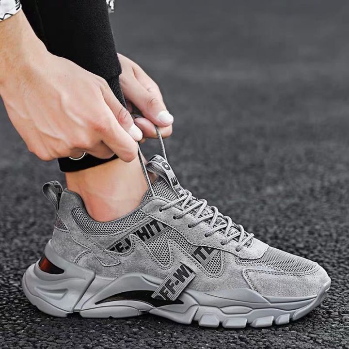 รองเท้าผ้าใบรองเท้าลำลองผู้ชายคลาสสิกตาข่ายระบายอากาศรองเท้ากีฬากลางแจ้งshoes-for-men-new-fashion-breathable-canvas-mens-sports-shoes-flat-low-cut-breathable-shoes