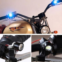 Asahi Motor 2pcs 12V รถจักรยานยนต์กระจกมองหลังตกแต่ง Eagle Eye 3 LED conatant Bright