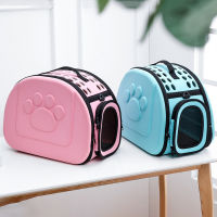 Fashion Bag Outdoor Portable Carrier Breathable Shoulder Bag Cat Dog Handbag Folding Travel Shoulder Bag Cat Cage