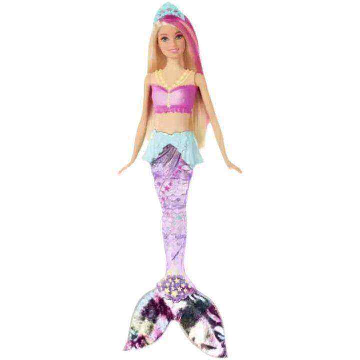 mattel-barbie-luminous-mermaid-princess-girl-play-house-toy-gift-can-be-launched-into-the-water-toy-gfl82