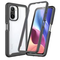 Xiaomi Poco F3 Case, Built-in Screen Protector Full Body Rugged Shockproof Case Cover for Xiaomi Poco F3