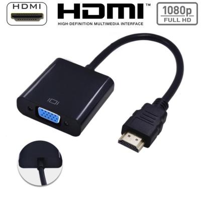 HDMI to VGA Converter cable , Adapter for computer PC/notebook DVD (&more) connect to TV Monitor Projector