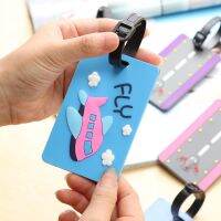 【CW】 Cartoon Boarding Pass Suitcase Luggage Tags Design ID Identifier Label Tag Address Holder Accessories ！