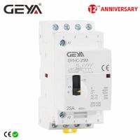 【Taiyong Electric】จัดส่งฟรี GEYA GYHC 4P 16A 20A 25A 4NO หรือ2NO2NC 220V/230V 50/60HZ Din Rail ในครัวเรือน AC Modular Contactor