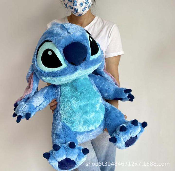 lilo-amp-stitch-ของเล่นตุ๊กตาผ้ากำมะหยี่การ์ตูนสัตว์ประหลาดน้อยหมอนตุ๊กตาเบาะตะเข็บคู่เด็กของขวัญวันเกิดวันคริสต์มาส