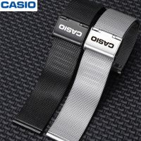 สายนาฬิกา Casio สายนาฬิกาถัก Milano สายตาข่ายถัก สายเหล็ก สแตนเลส สแตนเลส สร้อยข้อมือบางสำหรับบุรุษและสตรี 14 20