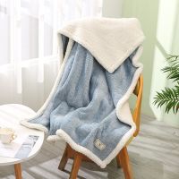 [High-end blanket] ผ้าห่มสำหรับขาผ้าคลุมสำหรับให้นมพรมผ้าขนลูกแกะกำมะหยี่ผ้าคลุมนอนในสำนักงานผ้าห่มสวมใส่ได้ผ้าผ้าห่มเด็กขี้เกียจสำหรับทารกแรกเกิด