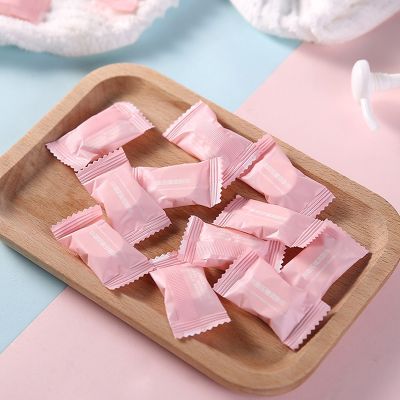 ☋◑❄ 50/20pcs Disposable Compressed Towel Portable Travel Non-woven Face Towels Water Wet Wipe Outdoor Moistened Tissues Candy Towel