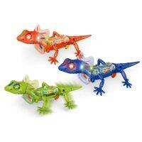 กิ่งก่า( Electric Lizard) กิ่งก่า DIY ฟันเฟือง สีสัน สดุดตา มีไฟLED พร้อมเสียง