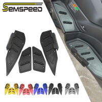 SEMSPEED รถจักรยานยนต์ Footpegs พักเท้าสำหรับ Yamaha XMAX 400 2021-2022 2023