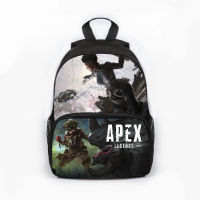 Apex Legends กระเป๋าเป้ลายการ์ตูนสำหรับเด็ก,กระเป๋านักเรียนอนุบาลกระเป๋าเป้สะพายหลังแฟชั่นสไตล์เกาหลีทนทานต่อการฉีกขาดสำหรับเด็ก